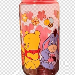 Winnie the Pooh and Eeyore Glass Jar